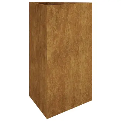 Vrtno korito - Lonček za rože 50x43x75 cm corten jeklo