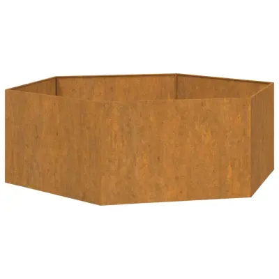 Cvetlično korito - Lonček za rože zarjavelo 138x120x45 cm corten jeklo