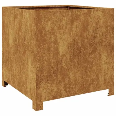 Cvetlični Lonec - Garden Planter 50x50x50 cm Vremensko odporno jeklo
