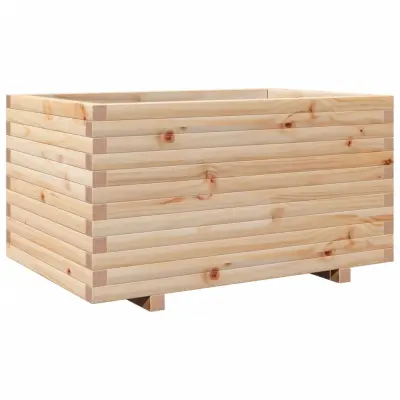 Vrtno cvetlično korito - Lonček za rože 90x60x49,5 cm trdna borovina