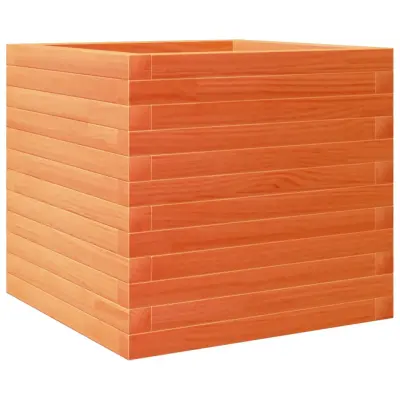 Vrtno cvetlično korito - Lonček za rože voščeno 50x50x45,5 cm trdna borovina