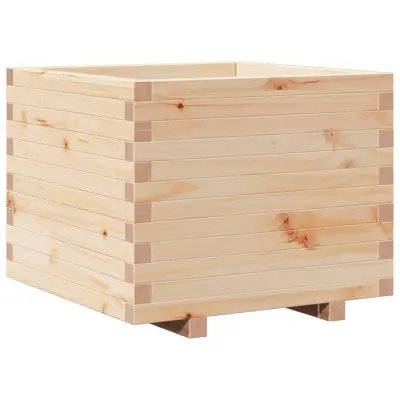 Vrtno cvetlično korito - Lonček za rože 60x60x49,5 cm trdna borovina