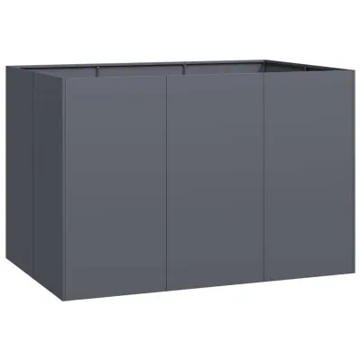 Cvetlični Lonec - Sadilnik antracit 120x80x80 cm Jeklo