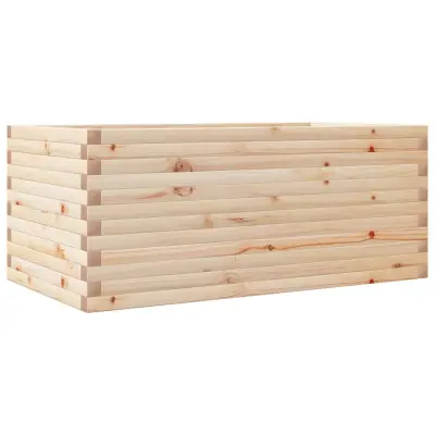Vrtno cvetlično korito - Lonček za rože 110x60x45,5 cm trdna borovina