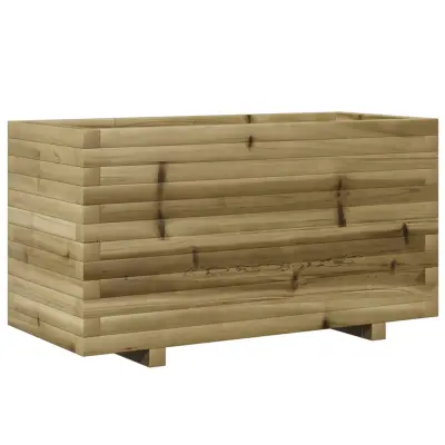 Vrtno cvetlično korito - Lonček za rože 90x40x49,5 cm impregnirana borovina
