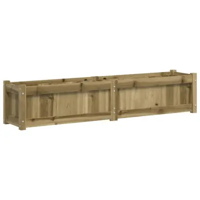 Vrtno cvetlično korito - Lonček za rože 150x31x31 cm impregnirana borovina