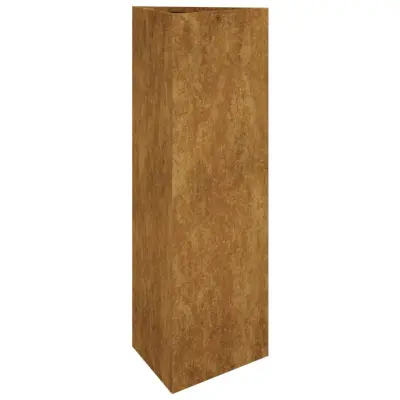 Vrtno cvetlično korito - Lonček za rože 30x26x75 cm corten jeklo