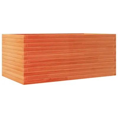 Vrtno cvetlično korito - Lonček za rože voščeno 110x60x45,5 cm trdna borovina