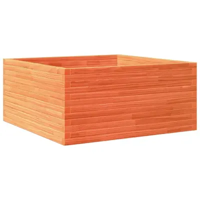 Vrtno cvetlično korito - Lonček za rože voščeno 100x100x46 cm trdna borovina