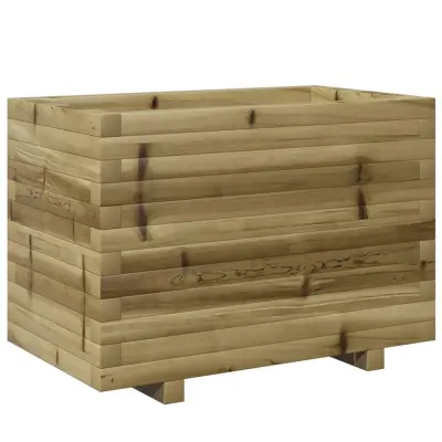 Vrtno cvetlično korito - Lonček za rože 70x40x49,5 cm impregnirana borovina