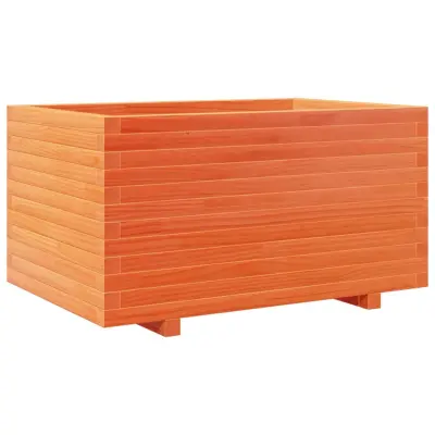 Vrtno cvetlično korito - Lonček za rože voščeno 90x60x49,5 cm trdna borovina