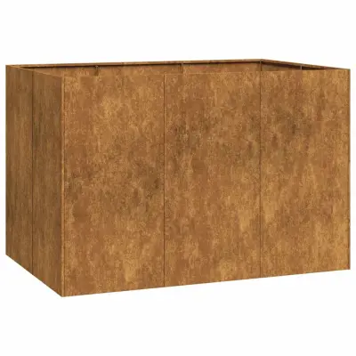 Cvetlični Lonec - Planter Rusty 120x80x80 cm Vremensko odporno jeklo