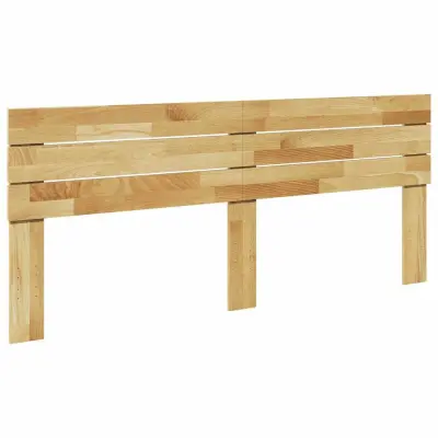 vidaXL Naglavna deska 200 cm iz masivnega lesa, hrast