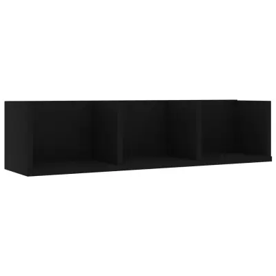 Stenska polica - Viseča Polica za CD plošče bela 75x18x18 cm inženirski les