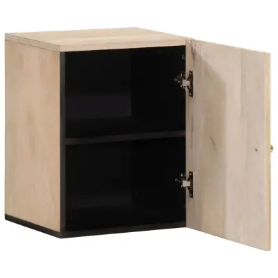 Stenska Kopalniška omarica - Kopalniški kabinet 38x33x48 cm trden mangov les