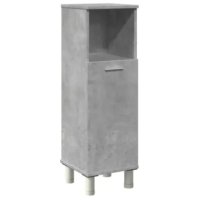 Kopalniška omarica - Kopalniški kabinet betonsko siva 30x30x95 cm iverna plošča