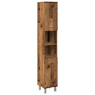 Kopalniška omarica - Kopalniški kabinet Old Wood 30x30x179 cm Inženirski les