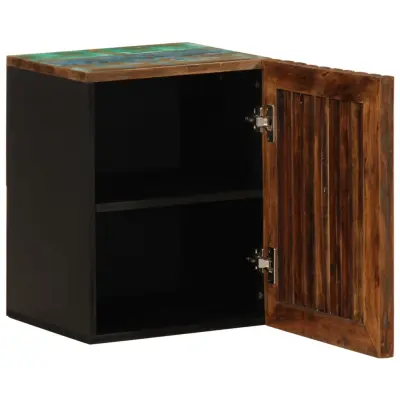 Stenska Kopalniška omarica - Kopalniški kabinet 38x34x48 cm trden akacijev les