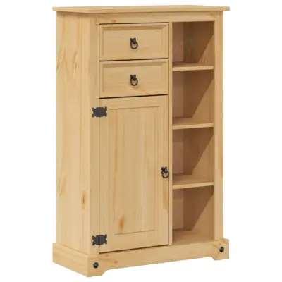 Kopalniška omarica - Kopalniški kabinet Corona 70x33x110 cm trdna borovina