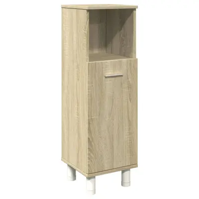 Kopalniška omarica - Kopalniški kabinet sonoma hrast 30,5x30x95 cm inženirski les