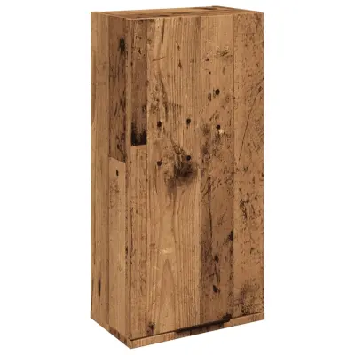 Stenska Kopalniška omarica - Kopalniški kabinet starinski les 32x20x67 cm