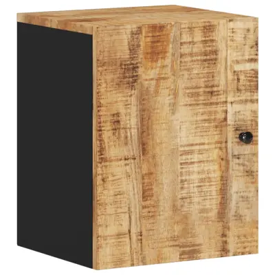 Stenska Kopalniška omarica - Kopalniški kabinet 38x33x48 cm trden mangov les