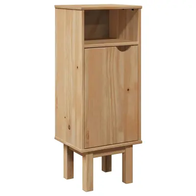 Kopalniška omarica - Kopalniški kabinet OTTA 35x30x90 cm trdna borovina