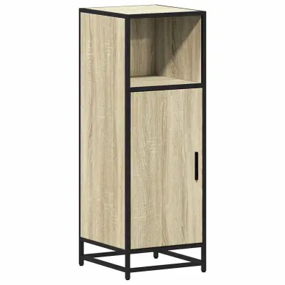 Kopalniška omarica - Kopalniški kabinet sonoma hrast 35x37,5x100 cm inženirski les