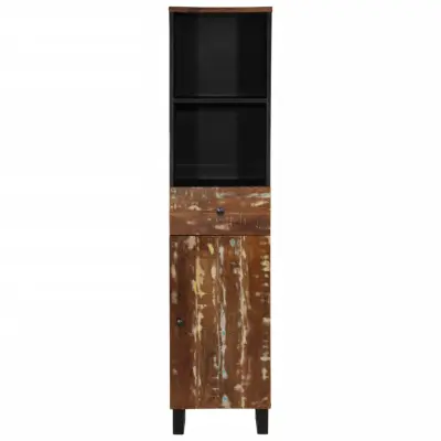 Kopalniška omarica - Kopalniški kabinet 38x33x160 cm trden predelan les