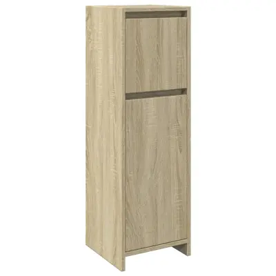 Kopalniška omarica - Kopalniški kabinet sonoma hrast 30x30x95 cm iverna plošča