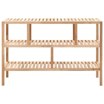 Kopalniška polica - Kopalniški kabinet iz trdne orehovine 100x40x65 cm