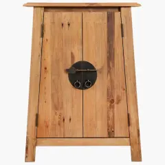 Kopalniška omarica - Kopalniški kabinet iz trdne borovine 59x32x80 cm