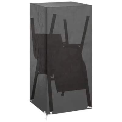 Prevleka za zunanjo pohištvo - Prevleka za vrtne stole 8 obročkov 75x70x140 cm polietilen