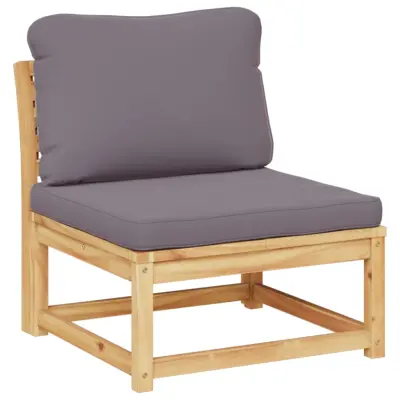 Vrtni Stoli - Stol za vrt z blazinami trden akacijev les JS769