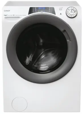 Pralno-sušilni stroj CANDY RPW 4966BWR8-S, 9 kg (6 kg sušenje), 1400 vrtljajev