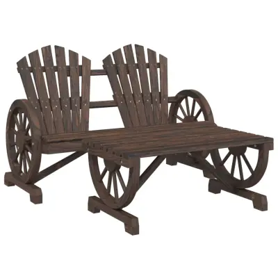 Seti vrtnega pohištva - Vrtna garnitura - Vrtni pohištvo set 2-delna trden les jelke