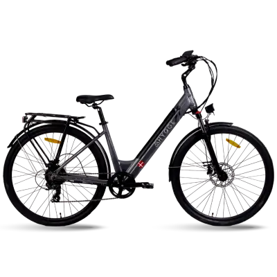 Aarhus Step 2025 - Urbano električno kolo z baterijo 48V 14Ah - Grafitno siva