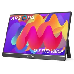 Prenosni monitor Arzopa 43,9 cm (17,3") A1 M 1920x1080 IPS 5ms HDMI-Mini USB-C Zvočniki NTSC72% 6800K