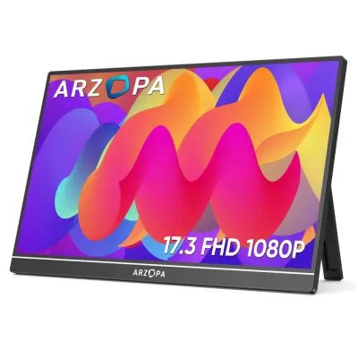 Prenosni monitor Arzopa 43,9 cm (17,3") A1 M 1920x1080 IPS 5ms HDMI-Mini USB-C Zvočniki NTSC72% 6800K