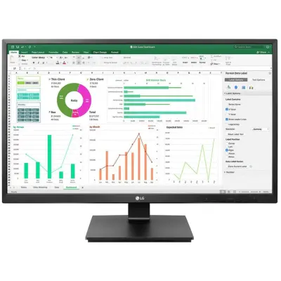 Monitor LG 68,6 cm (27,0") 27BN55UP 3840x2160 IPS 5ms 2xHDMI DisplayPort Pivot  3H sRGB98% FreeSync HDR10 BN5