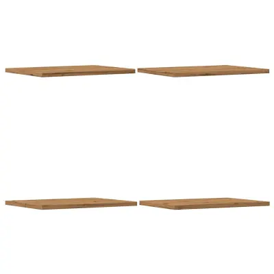 vidaXL Knjižne police 4 kosi artisan hrast 40x30x1,5 cm inženirski les