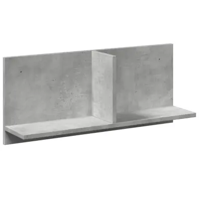vidaXL Stenska omarica 70x16,5x30 cm betonsko siva inženirski les