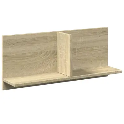 vidaXL Stenska omarica 70x16,5x30 cm sonoma hrast inženirski les