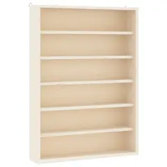 vidaXL Lesena zbirateljska vitrina z 6 policami 40x8,5x55 cm