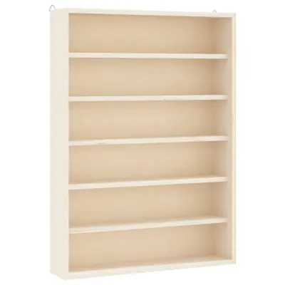 vidaXL Lesena zbirateljska vitrina z 6 policami 40x8,5x55 cm