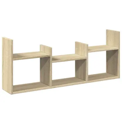 vidaXL Stenska omarica 100x18x40 cm sonoma hrast inženirski les