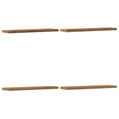vidaXL Stenske police 4 kosi artisan hrast 40x20x1,5 cm inženirski les