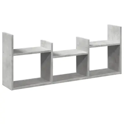 vidaXL Stenska omarica 100x18x40 cm betonsko siva inženirski les