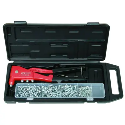 KS TOOLS Ročno Orodje za Zakovice + 200 Zakovic