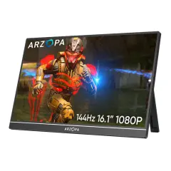 Prenosni monitor Arzopa 40,9 cm (16,1") Z1FC 1920x1080 144Hz IPS 13ms HDMI Mini-HDMI USB-C USB Zvočniki NTSC72% HDR10